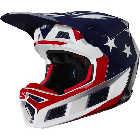 Helmet Fox V3 Carbon MVRS MIPS Fi America Original