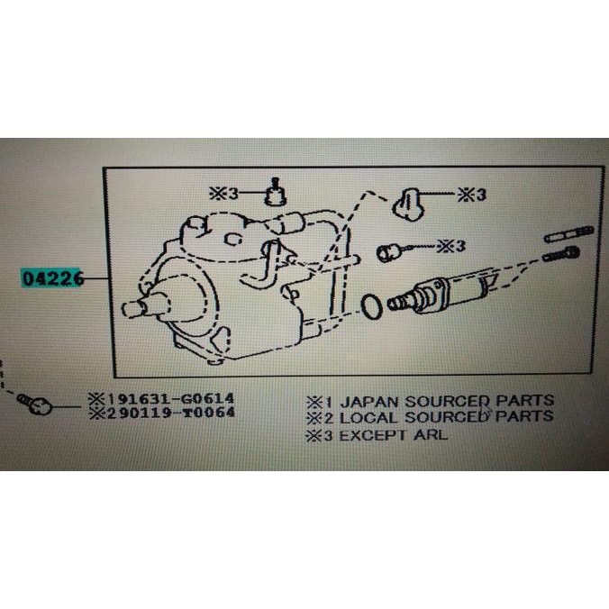 Suction Control Valve Kit / Scv Innova Fortuner Hilux Diesel Original