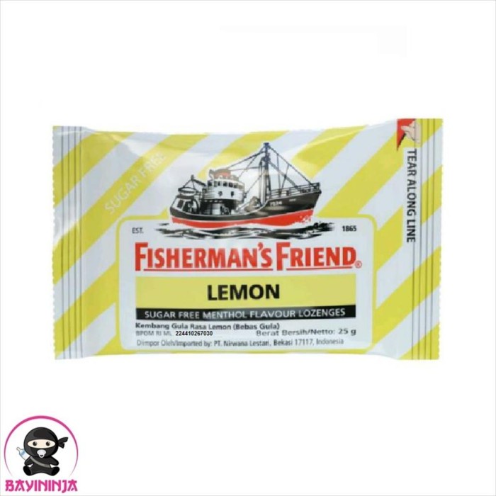 

FISHERMANS FRIEND Sugar Free Lemon 25 g T-Ninjabayi 01