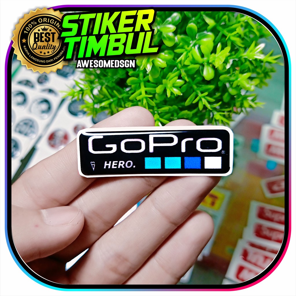 

sticker timbul gopro