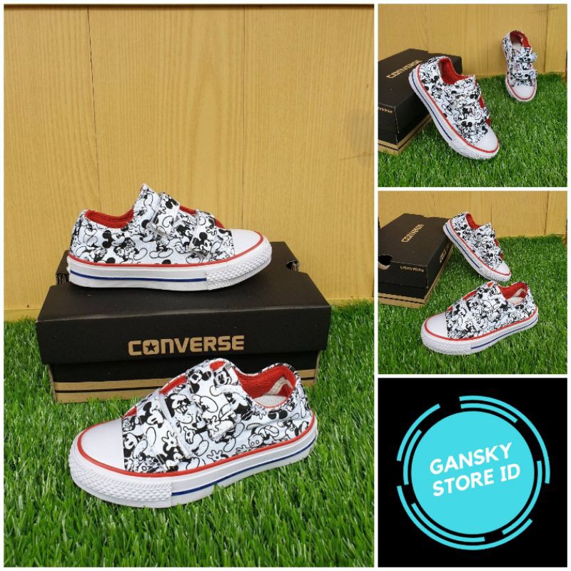 SEPATU ANAK CONVERSE MICKEY MOUSE PREMIUM QUALITY CONVERSE KIDS MICKEY MOUSE