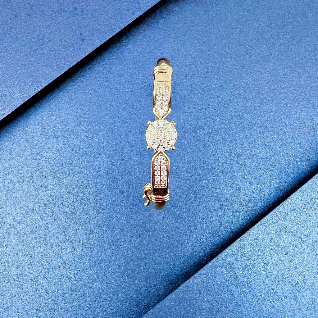 [Fashion Wanita]COD✅ Gelang Wanita Titanium Anti Karat Trend Aksesoris Gaya Pop Kristal Mewah Harga Murah   Acc059