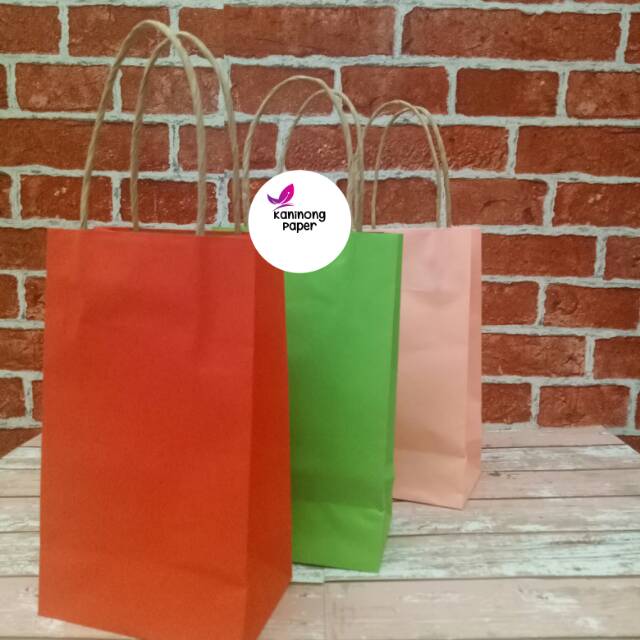 

5 Pcs Paper Bag Merah / Paper Bag Natal / Paper Bag Imlek / Goodie Bag Merah / Goodie Bag Imlek / Goodie Bag Natal Handel Tali Kertas