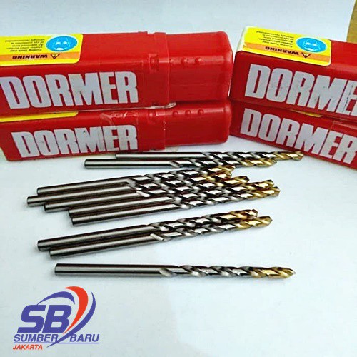 DORMER MATA BOR BESI HSS TIN TIP JOBBER DRILL A002 3.5MM 3.5 MM ASLI KUALITAS TERBAIK SBJ