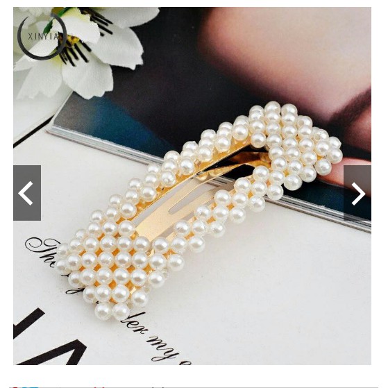 Fifi Fashion Pearl Hairclip Hairpin Korea Jepit Rambut Mutiara IMPORT