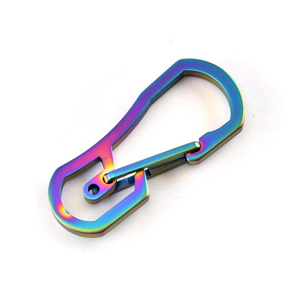 Pineapple Climbing Carabiner High quality Keyring Hang Buckle Titanium Plating Gantungan Kunci Pengait