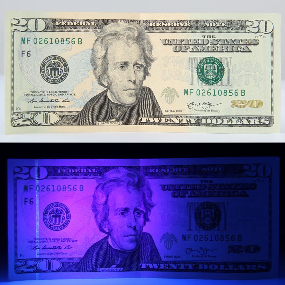 Senter UV 51 Led Warna Ungu Untuk Cek Uang Palsu