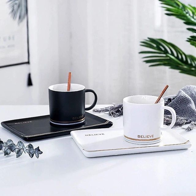 Mug set tatakan gaya  nordic