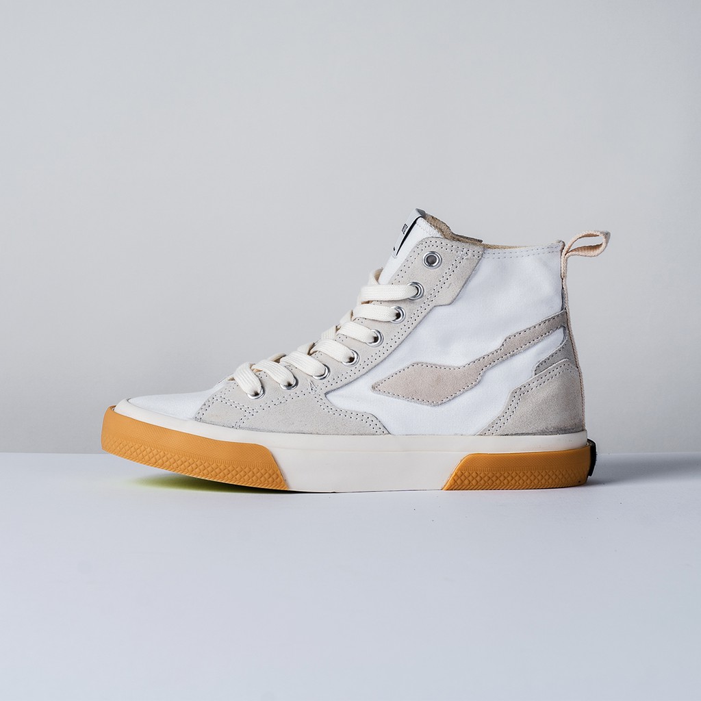 HEIDEN HERITAGE [HRTG] - Vendage VS Hi - White Raven Sneakers Vulcanized | Sneakers | Sepatu Pria