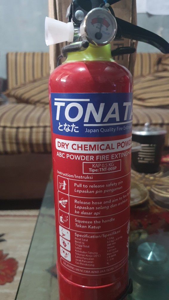 Apar 0.5kg Bubuk Abc Powder Tonata / Set Komplit