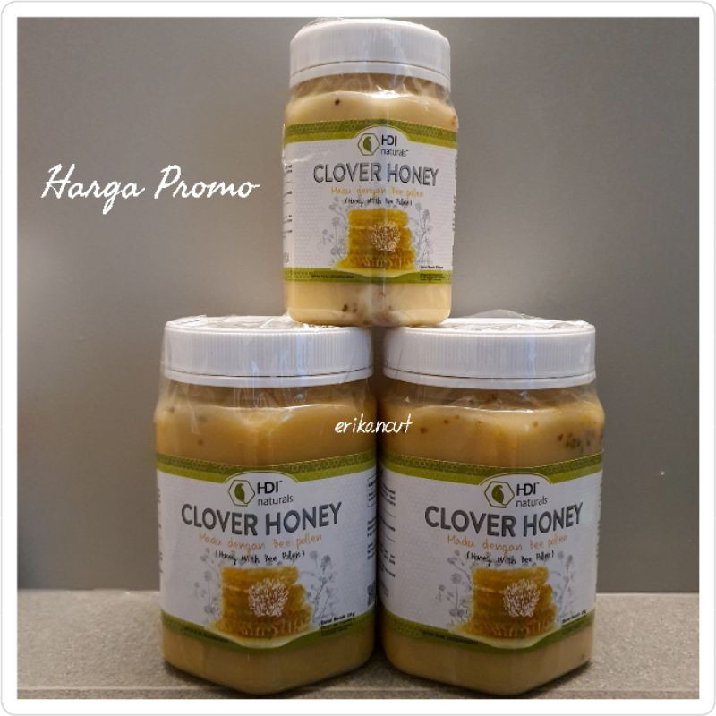CLOVER HONEY / Madu HDI PROMO 100% original harga member 500gr dan 1 KG
