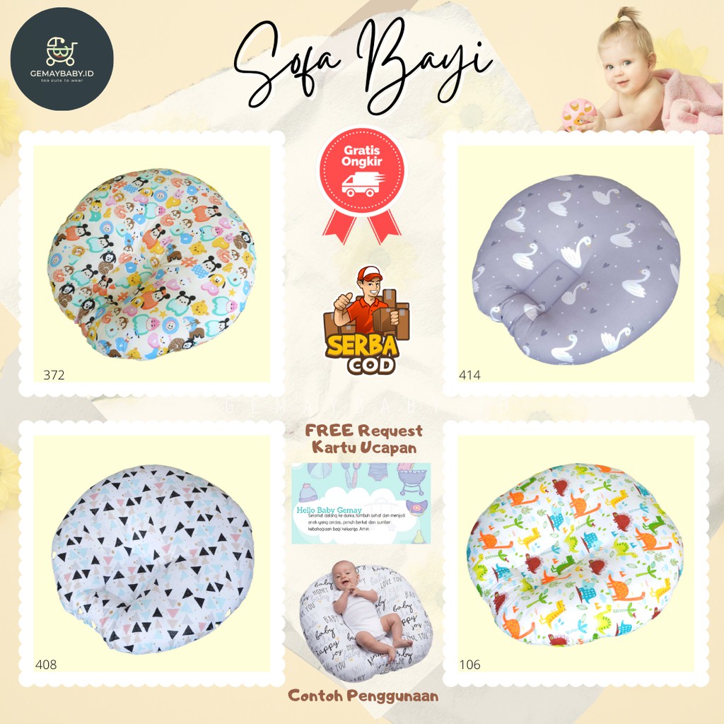 Sofa Bayi Termurah Ukuran Jumbo Kualitas Premium Sofa Anak Pilihan Motif Terlengkap Kado Gemay Baby