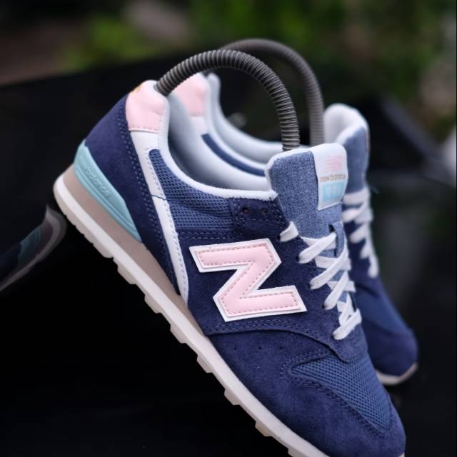 Sepatu Sneakers NB 996 - Navy Pink ORIGINAL