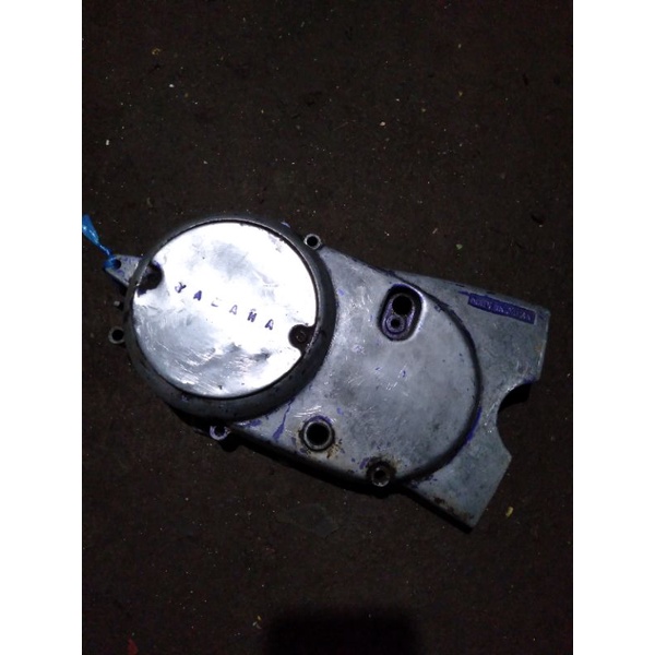 cover bak mesin kiri tutup magnet yamaha v75