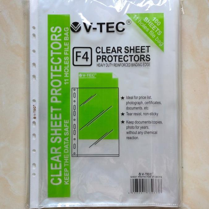 yang dicari] Clear Sheet Protector F4 (100 lembar)