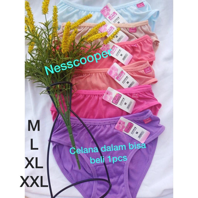 CELANA DALAM 1 Pcs M L XL XXL termurah cod pilih warna(CD KIMMA MURAH)