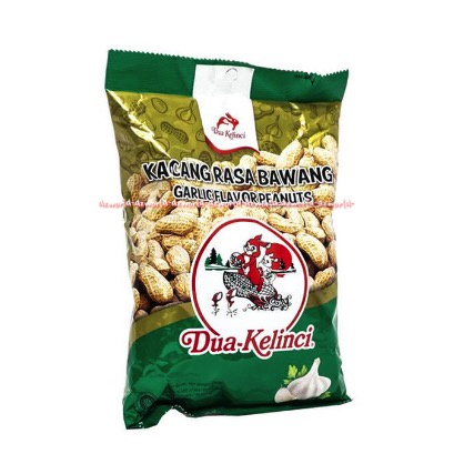 Kacang Dua Kelinci 180gr Kacang Kulit Garing Kacang Rasa Bawang Garlic Flavour Peanuts Penut Siap Makan 2Kelinci Onion Peanuts