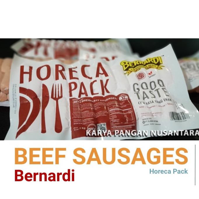 

windytriastuti13 BEEF SAUSAGE BERNARDI SOSIS SAPI BERNARDI HORECA PACK 1 KG ORIGINAL TERLARIS TERPERCAYA ORIGINAL