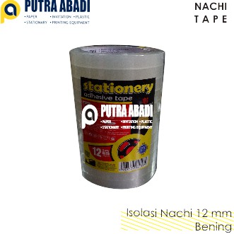 

isolasi Nachi Bening 12 Mm Selotip 12mm 0.5 Inchi (isi 12pcs)