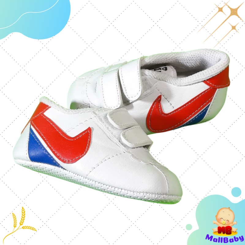 Sepatu Bayi Prewalker Laki Laki 0 3 6 9 12 Bulan Anti Slip Murah 1 Tahun Lokal Banyak Pilihan