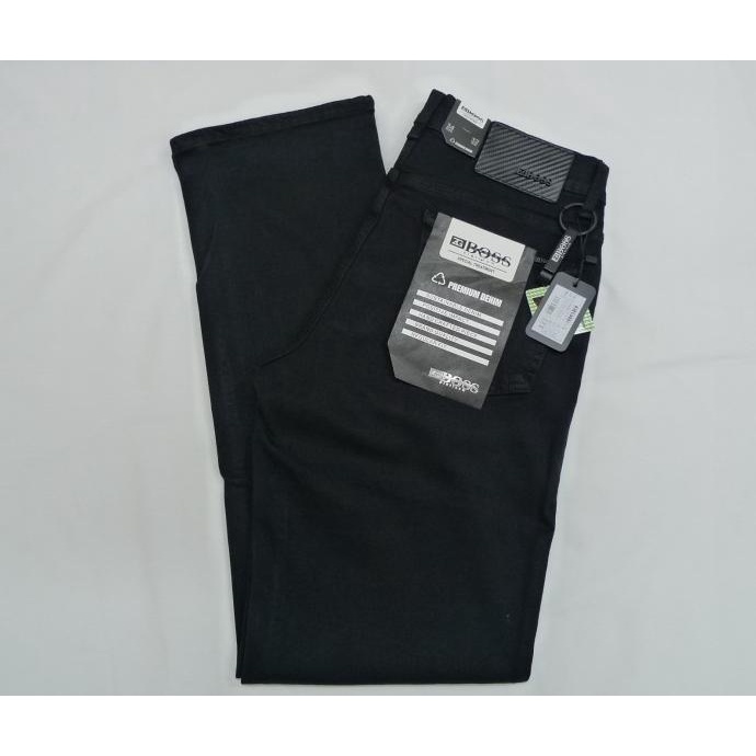 GROSIR Celana Jeans Pria Panjang ZG BOSS Black (Soft Stretch Jeans)