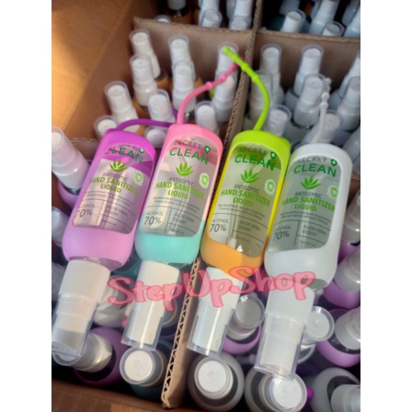 Secret Clean Hand sanitizer spray 60 ml + silicone gantung