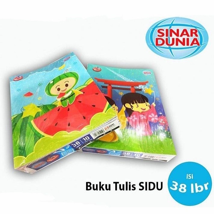 

buku tulis SIDU buku perlengkapan anak sekolah isi 38 lembar buku tulis anak sekolah/buku catatan/buku harian/peralatan kantor&sekolah