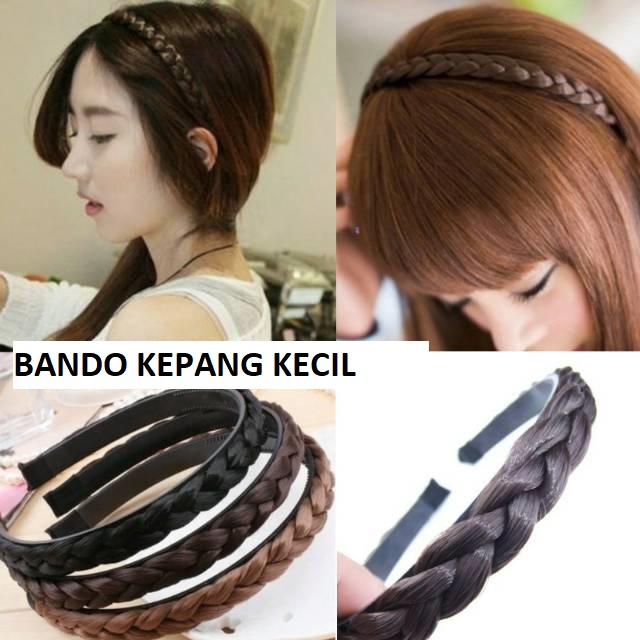 hairclip bando rambut kepang murah