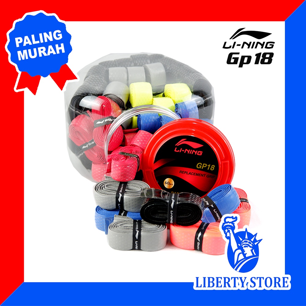 Grip Raket Badminton Karet Original Lining GP 18