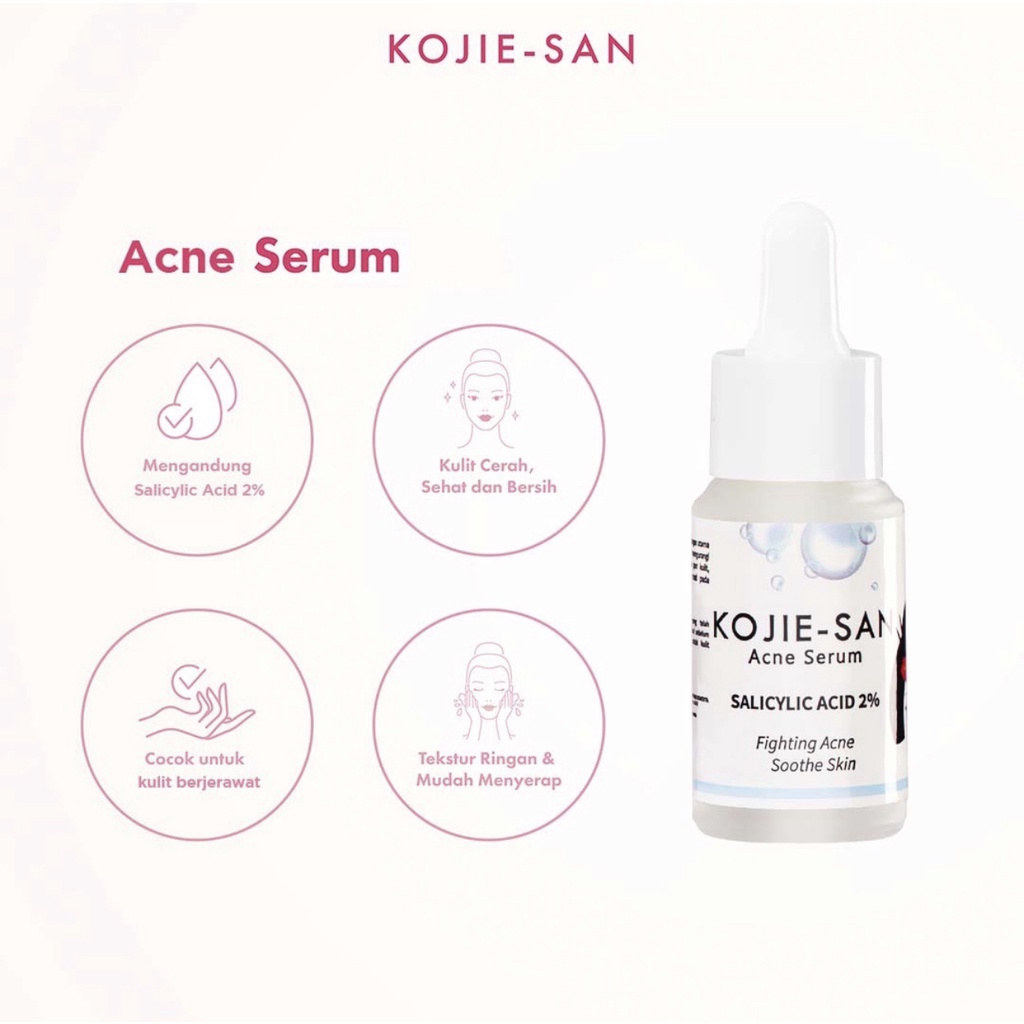 Kojie-San Serum Wajah 25ML Brightening Serum Whitening Serum Acne Serum BPOM