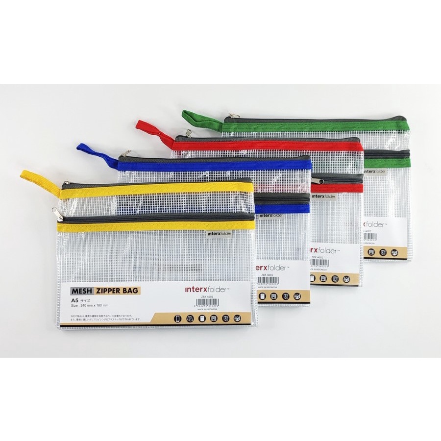 

Zipper mesh bag Interx A5 -1 pcs