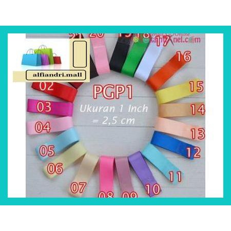 

Ftr6Rt- Pgp1 Pita Grosgrain Polos Ukuran 1 Inch (Per Meter) Jg67T7-