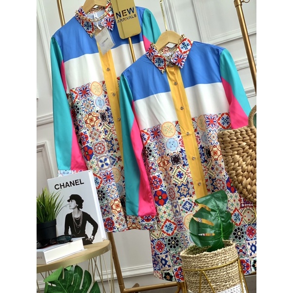 FW D426 Dress Silk Tunik Bangkok Premium Bohemian