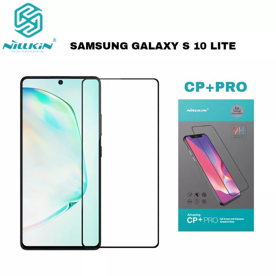 TEMPERED GLASS NILLKIN CP+PRO SAMSUNG GALAXY S10 LITE / S 10 LITE . s10 lite / s 10 lite