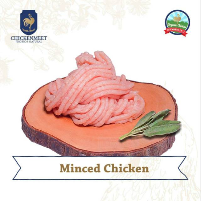 

Organic Minced Chicken / Daging Ayam Cincang Organik - 500 gram