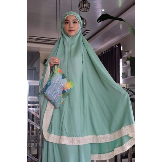 PROMO MUKENA TRAVEL KAIN KATUN RAYON JUMBO