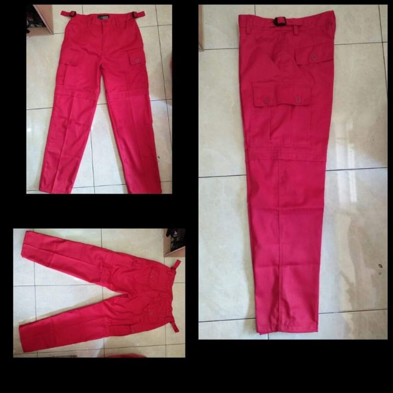 Jual Celana Alpin Merah Polos Shopee Indonesia