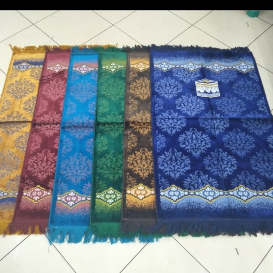 sajadah turki al ebru motif ka'bah sajadah grosir