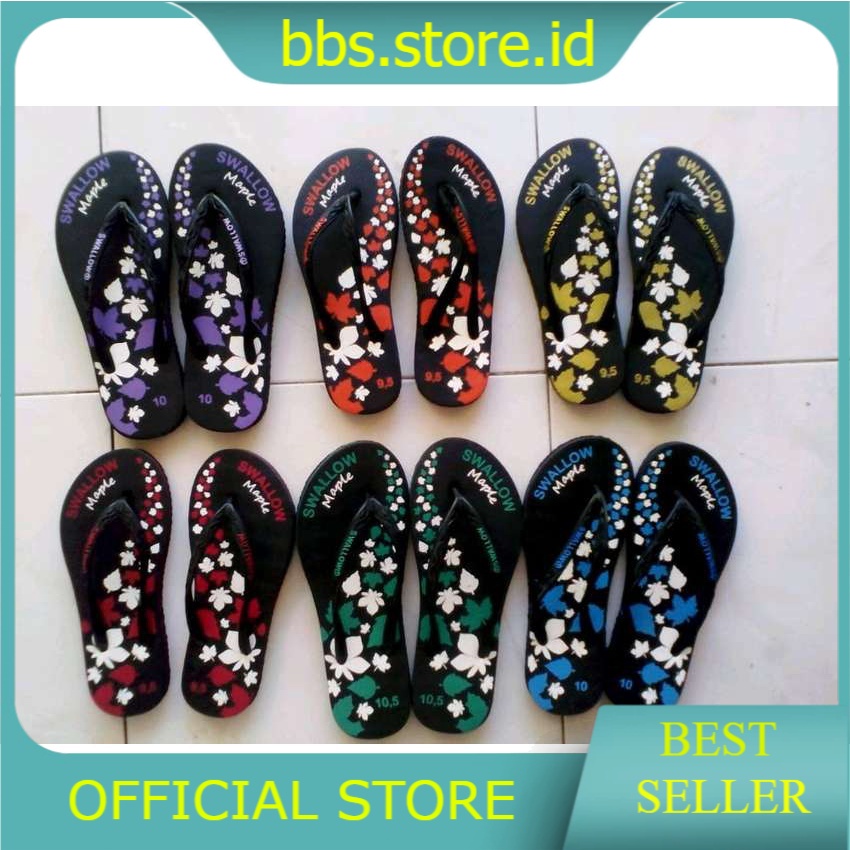 ❤bbs❤ Sendal Jepit Wanita Swallow Maple - Swallow Maple