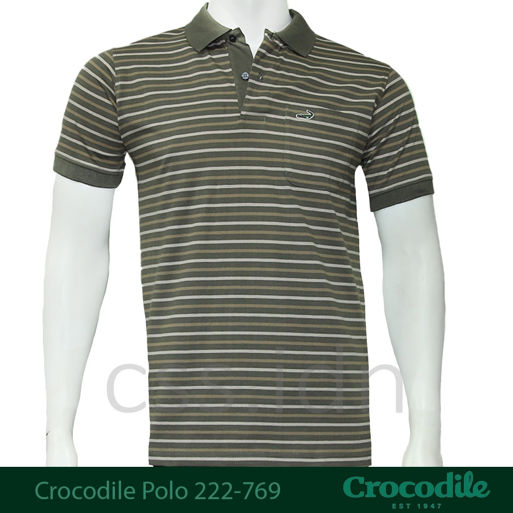 Kaos Kerah Polo Pria Crocodile Slim Fit 222-769