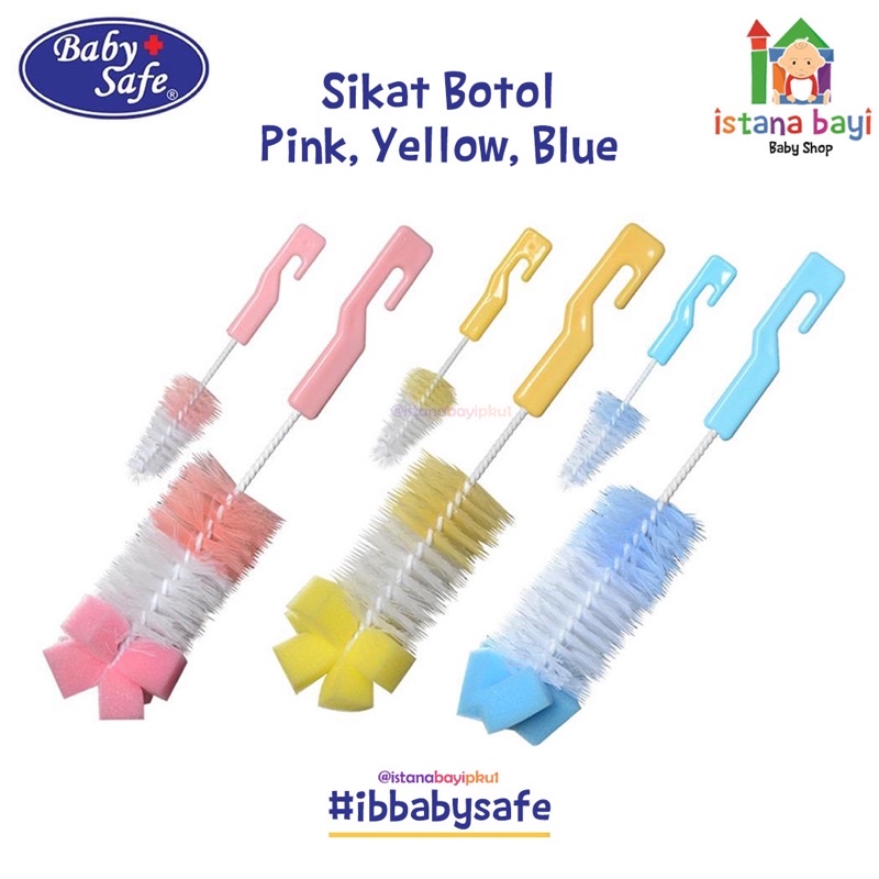 Baby Safe Bottle and Teat Cleaning Brush - Sikat botol Susu murah BD037/BD037-1