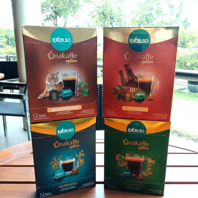 

PAKET 4 Folding BOX UNAKAFFE KAPSUL CAFETIERO | ESPESSO | MANDAILING | TORAJA