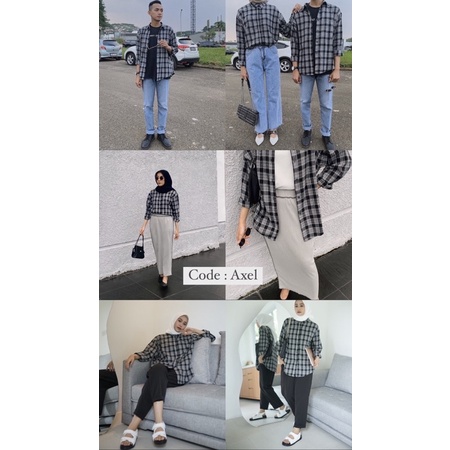 Kei oversize flanel shirt / kemeja flanel / unisex