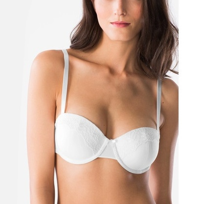 BRA C&A LINGERIE 643 IVORY SIZE 40C (C90) - BAHAN SATIN SUPER HALUS