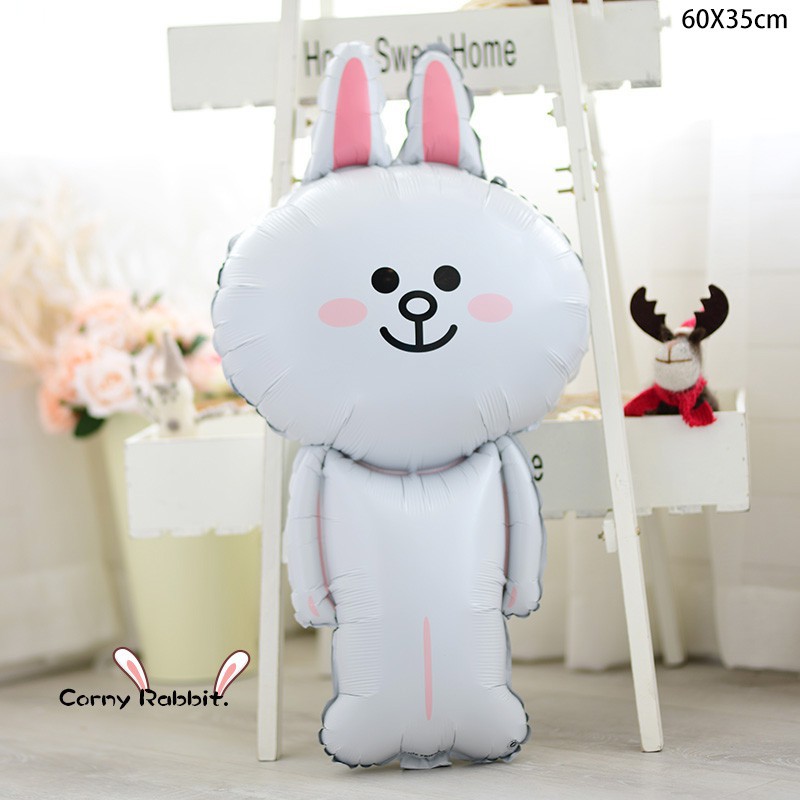 Balon Foil Line Friends Jumbo / Balon foil cony /Balon foil brown