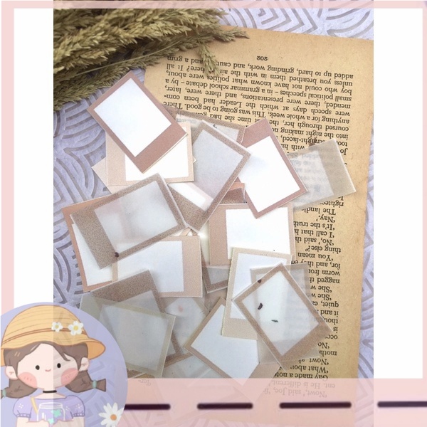 

(HNR)polaroid sticker untuk deco journal dan scrabooking