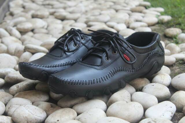 SEPATU PANSUS CASUAL PRIA MURAH TRENDY - Sepatu Casual Slip On Formal Pria Kantor Kulit Asli Terbaru