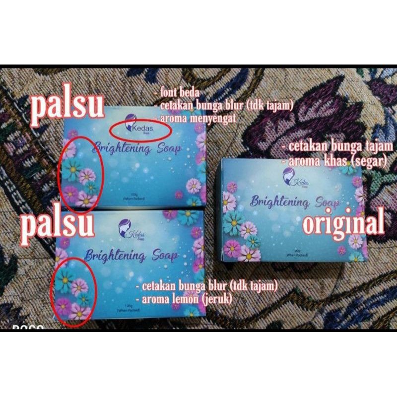 [BISA COD] SABUN KEDAS BEAUTY ORIGINAL BPOM | Kedas Beauty | Sabun Pemutih Wajah-2