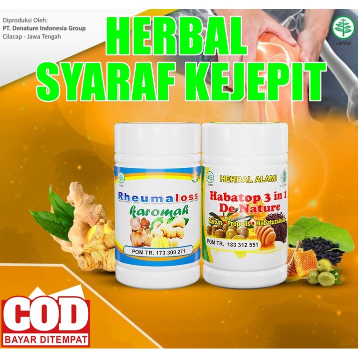 Obat Syaraf Kejepit paling Ampuh Herbal Saraf Kejepit di Tangan Kaki Leher Kepala Pinggang Bokong Tu