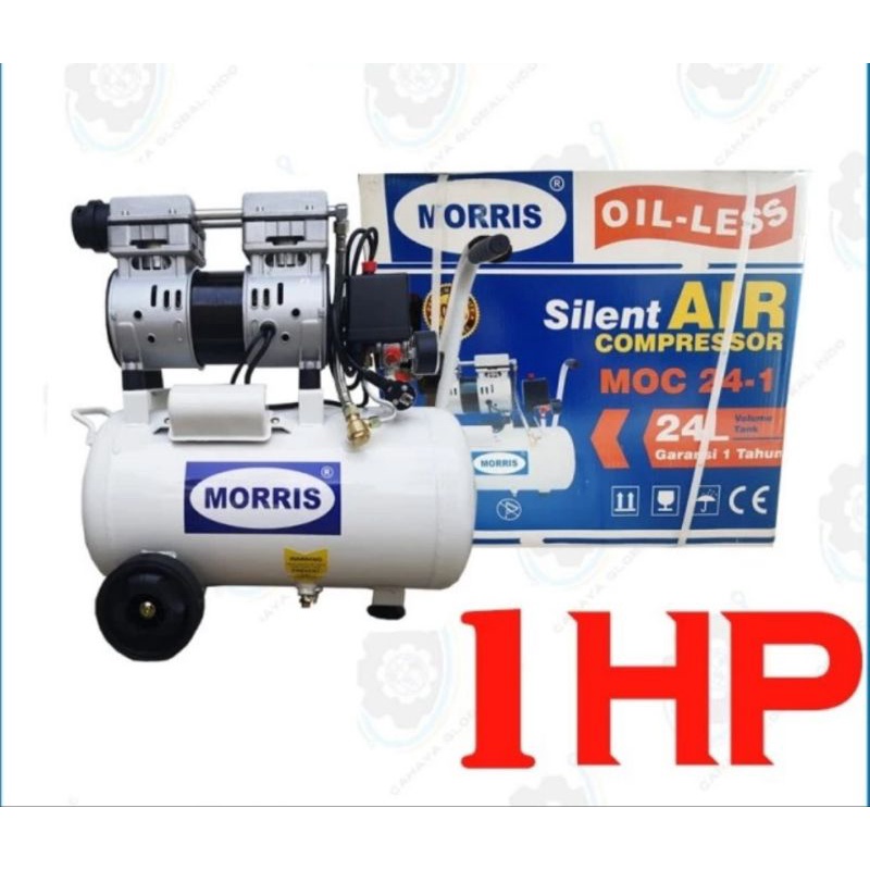 Mesin Kompresor 1hp Morris Super Silent